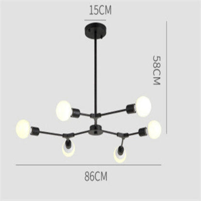 Luxurious Crystal Pendant Light with Bulbs