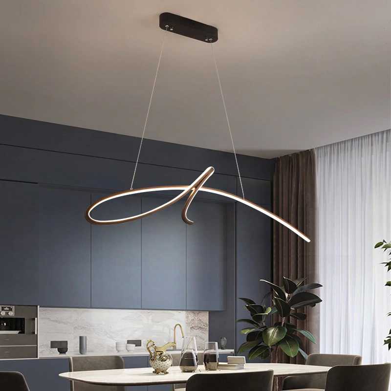 Sleek Linear Pendant Light For Dining Room - VogeLuxe