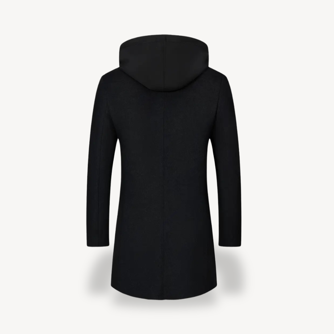 VogeLuxe | Men’s Hybrid Overcoat with Hood