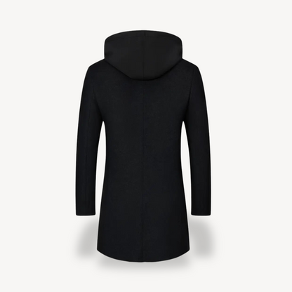 VogeLuxe | Men’s Hybrid Overcoat with Hood