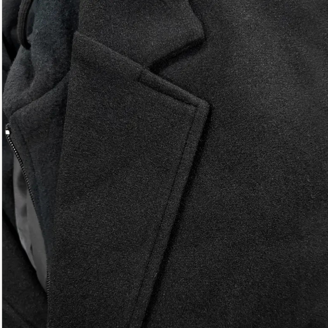 VogeLuxe | Men’s Hybrid Overcoat with Hood