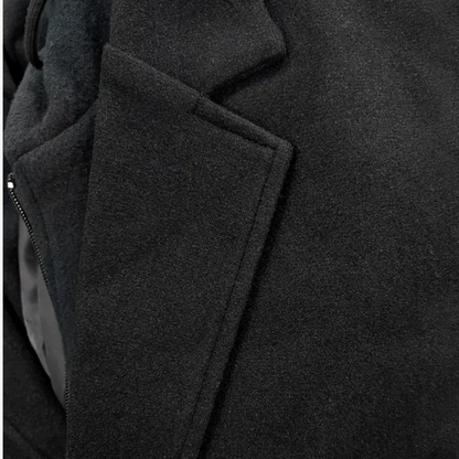 VogeLuxe | Men’s Hybrid Overcoat with Hood
