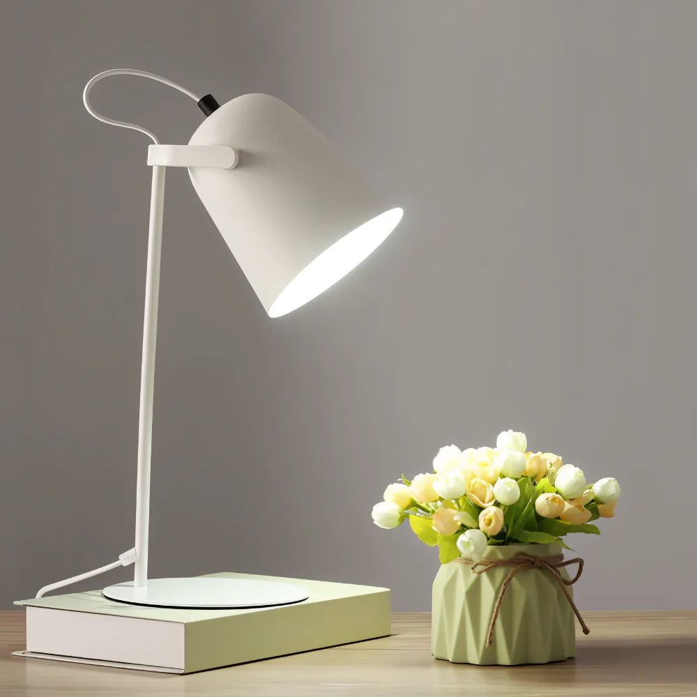 Flexible Metal Swing Arm Desk Lamp