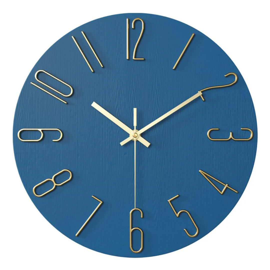 Simple Quartz Wall Clock - VogeLuxe