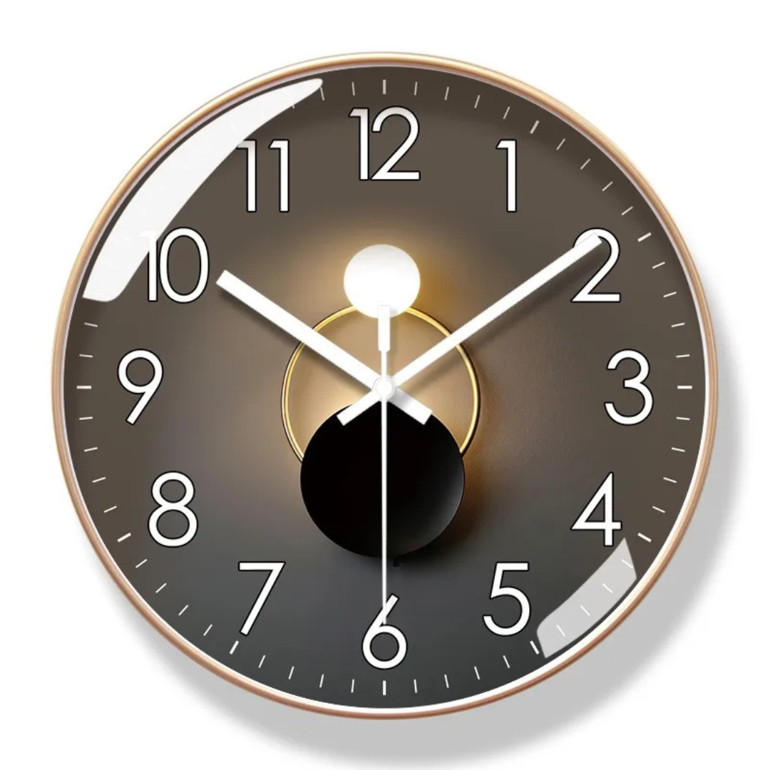 Quiet Large Quartz Wall Clock - BritishElegance
