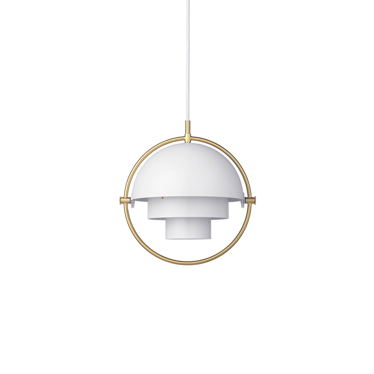 Modern Layered Shade Pendant Lighting in Scandinavian Style