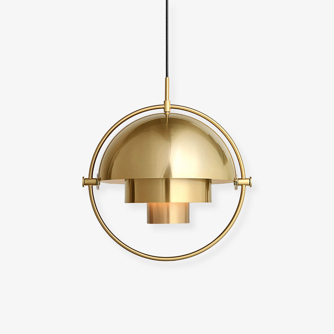 Modern Layered Shade Pendant Lighting in Scandinavian Style