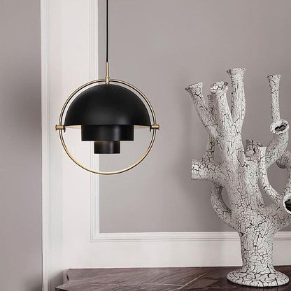 Modern Tiered Pendant Light With Glass Shades - VogeLuxe