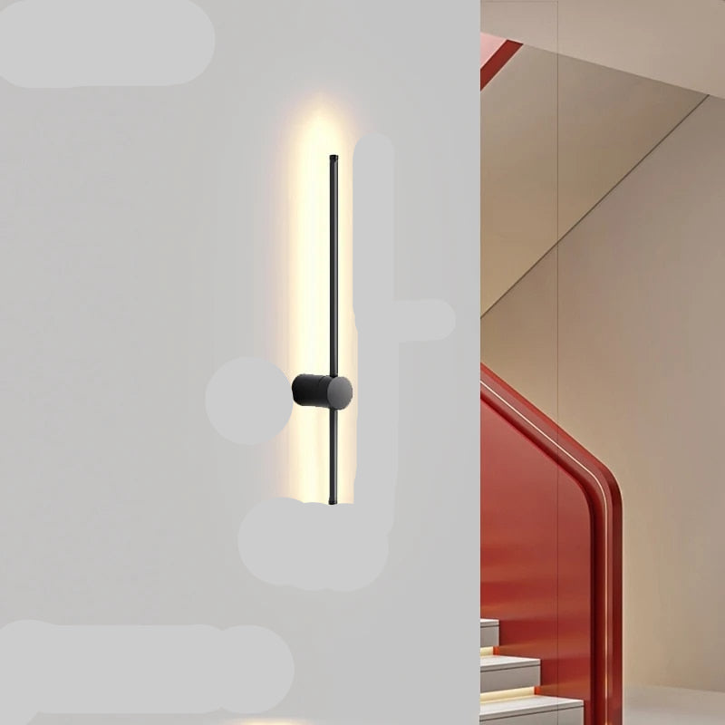 Slim Modern LED Wall Light With Warm Glow