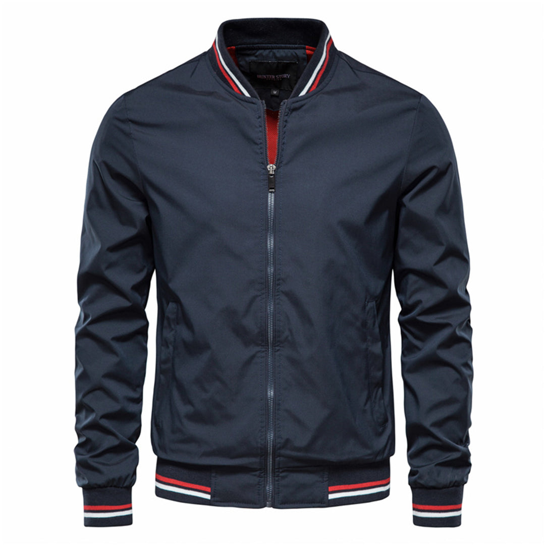 Men's Slim Fit Bomber Jacket - Casual Everyday Wear