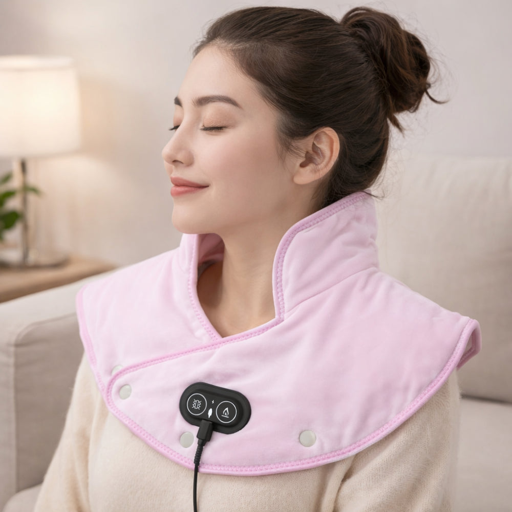 Electric Shoulder Neck Heat Wrap Massager