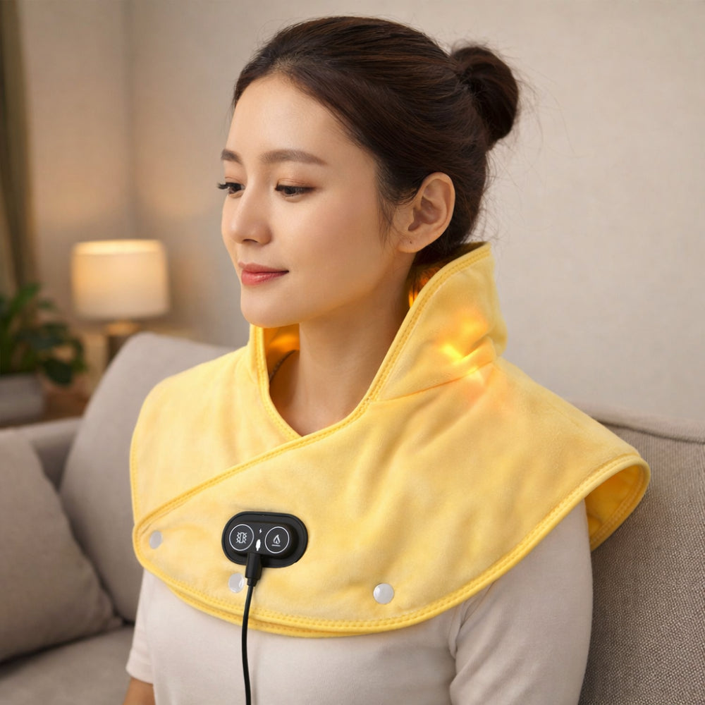Electric Shoulder Neck Heat Wrap Massager