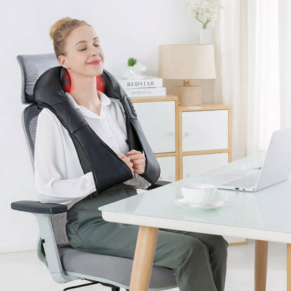 Portable Electric Neck Massager for Home and Car - VogeLuxe