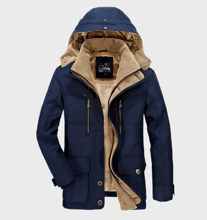 Warm Men's Waterproof Parka Coat
