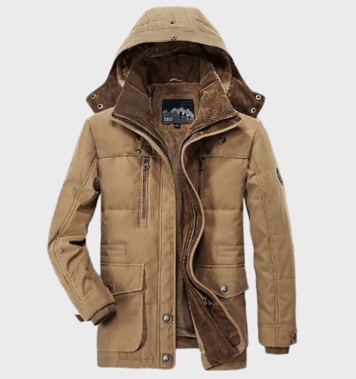 Warm Men's Waterproof Parka Coat - VogeLuxe