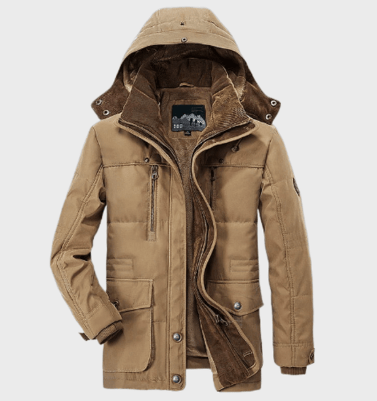 Warm Men's Waterproof Parka Coat - VogeLuxe