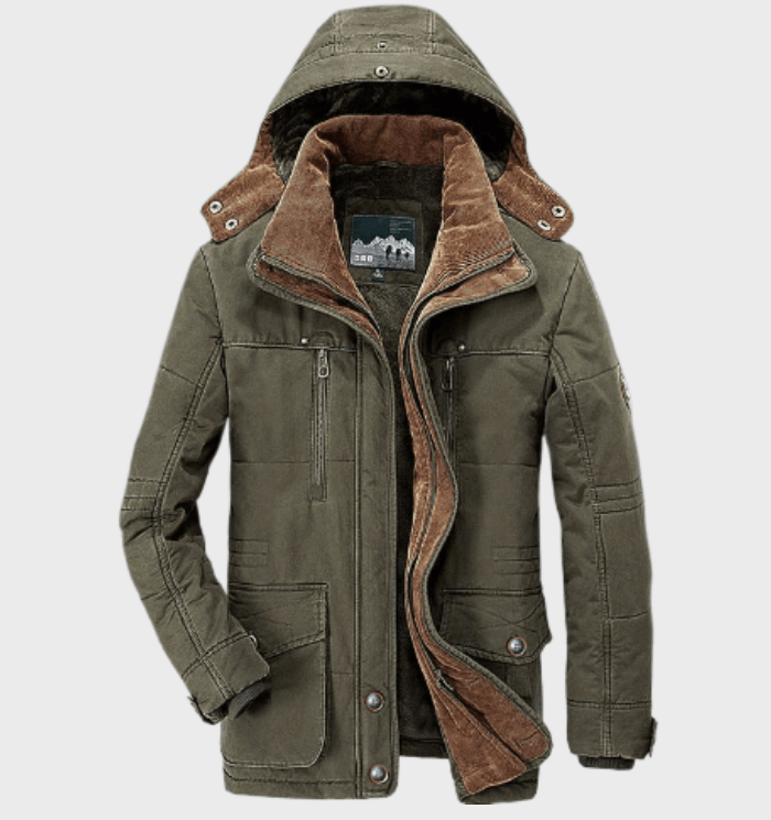 Warm Men's Waterproof Parka Coat
