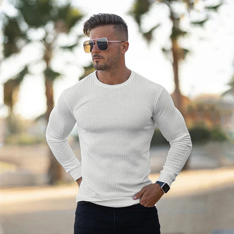 Soft Men's Cashmere Crew Neck Winter Sweater - BritishElegance