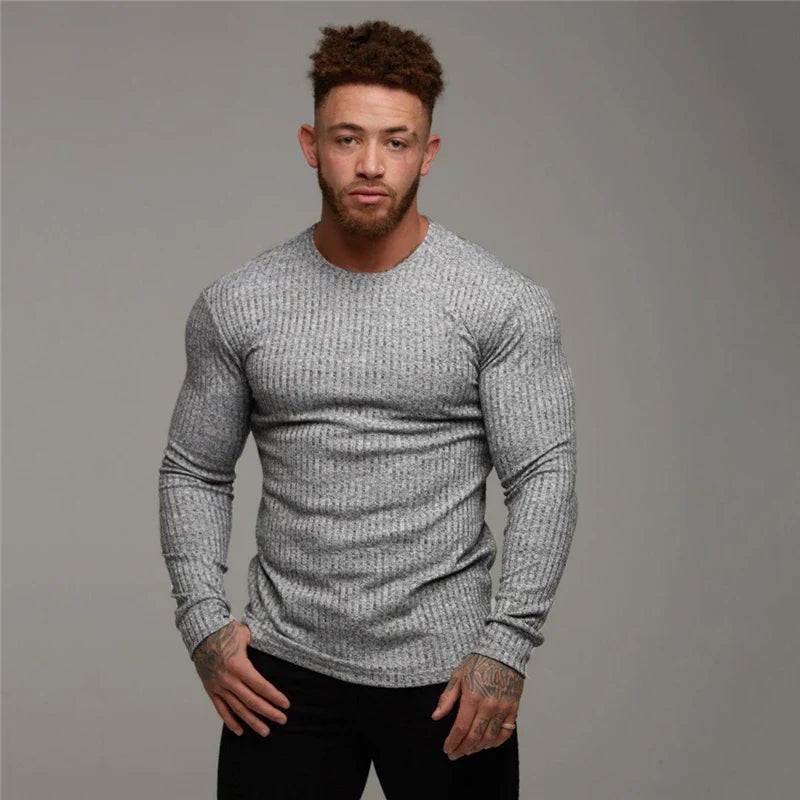Soft Men's Cashmere Crew Neck Winter Sweater
