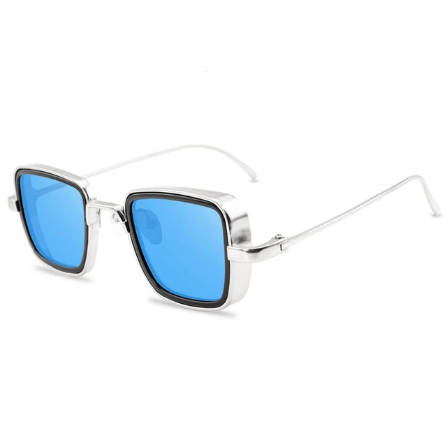 Vintage Square Shades With UV Protection Gold Frame