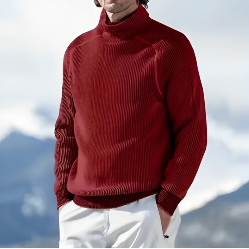 Cozy Men's Winter Turtleneck Sweater