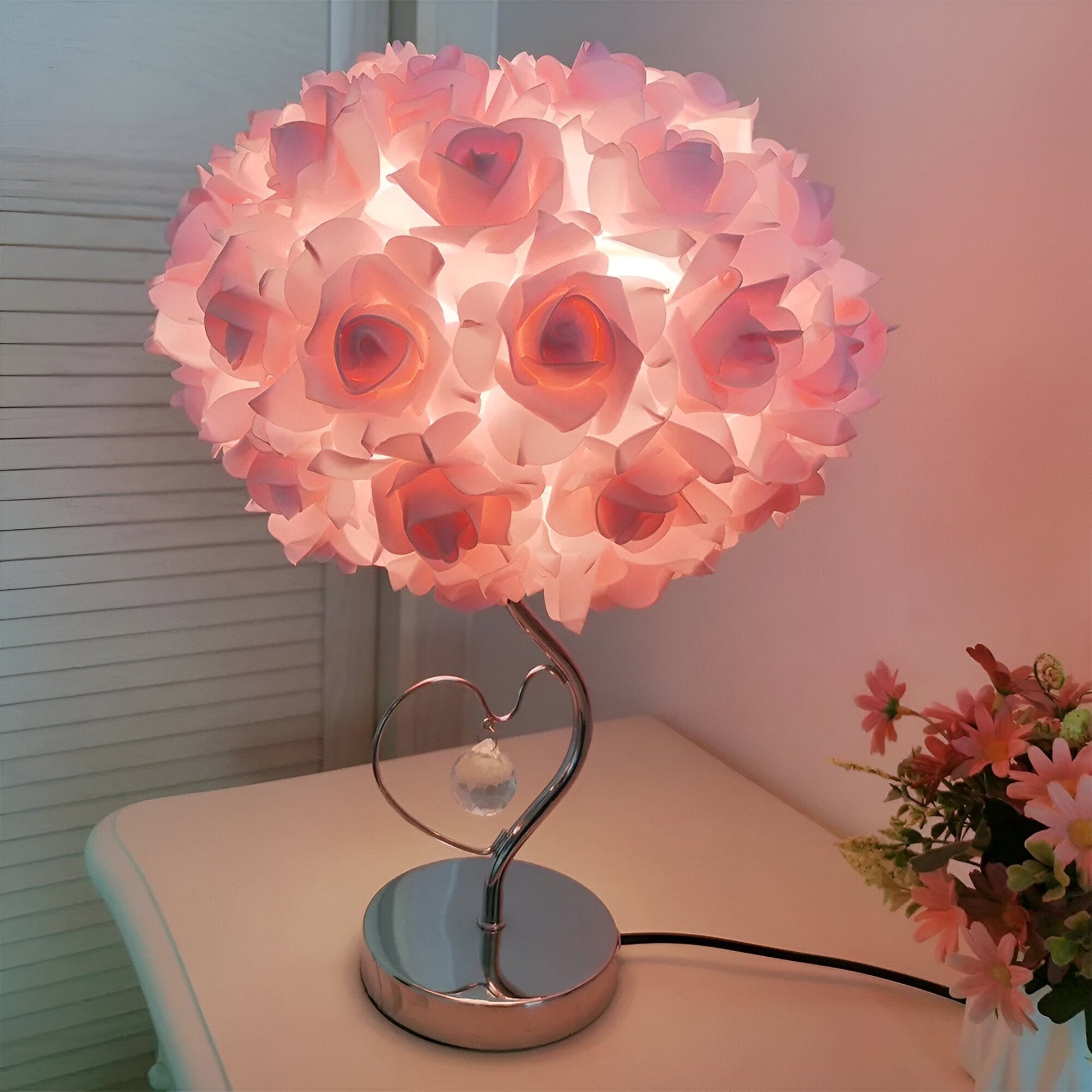 Floral Glow Plug in Night Light for Bedroom - VogeLuxe