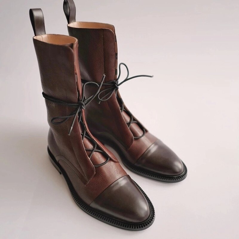 Ladies Comfortable Faux Leather Winter Boots