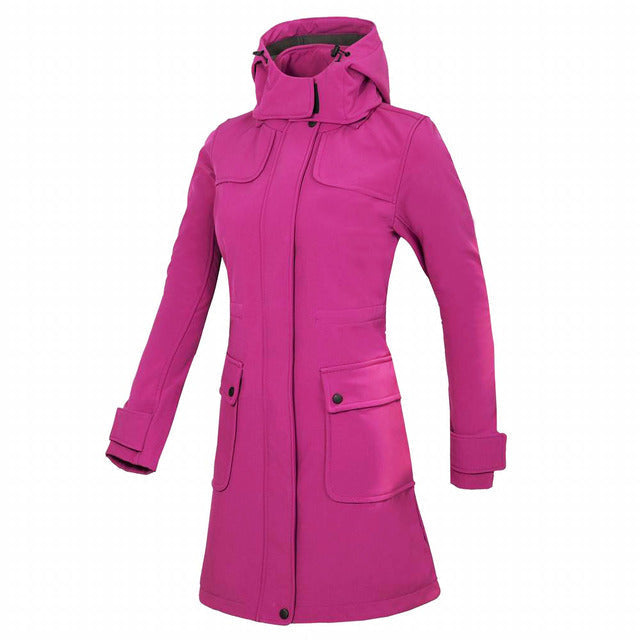 Waterproof Women's Rain Jacket With Hood