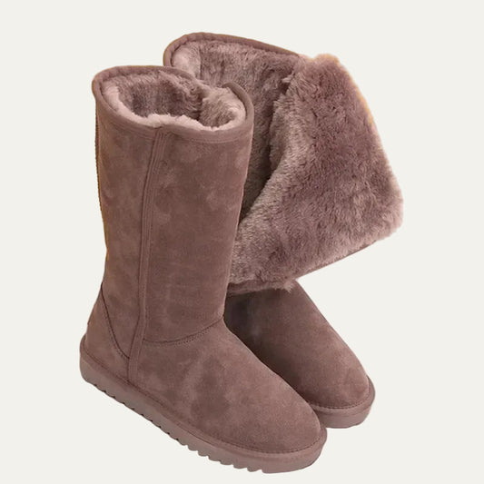 VogeLuxe | Women’s Mid Calf Pull On Shearling Boots
