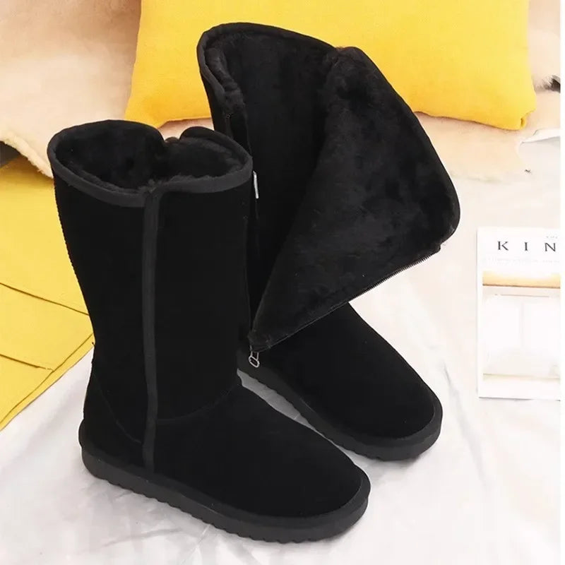 Warm Waterproof Women's Snow Boots for Winter