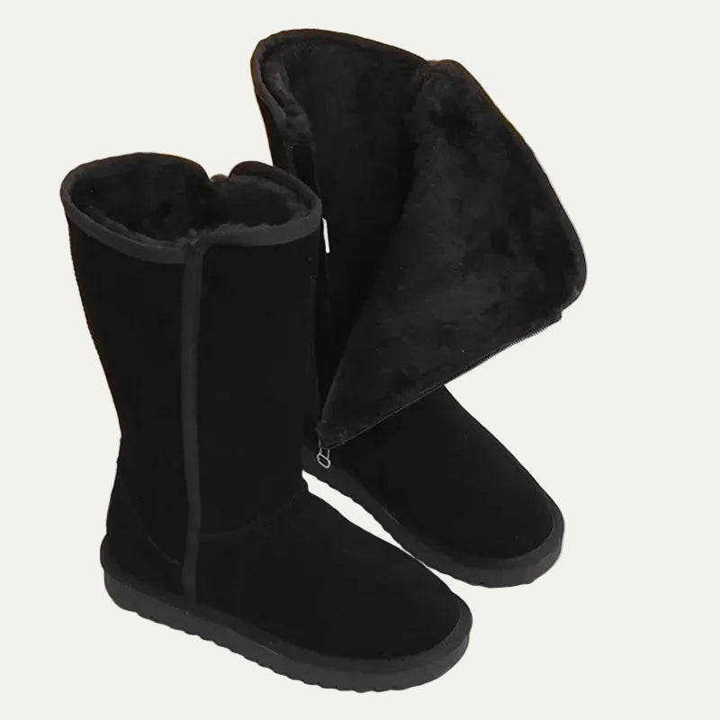 VogeLuxe | Women’s Mid Calf Pull On Shearling Boots