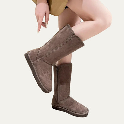 VogeLuxe | Women’s Mid Calf Pull On Shearling Boots