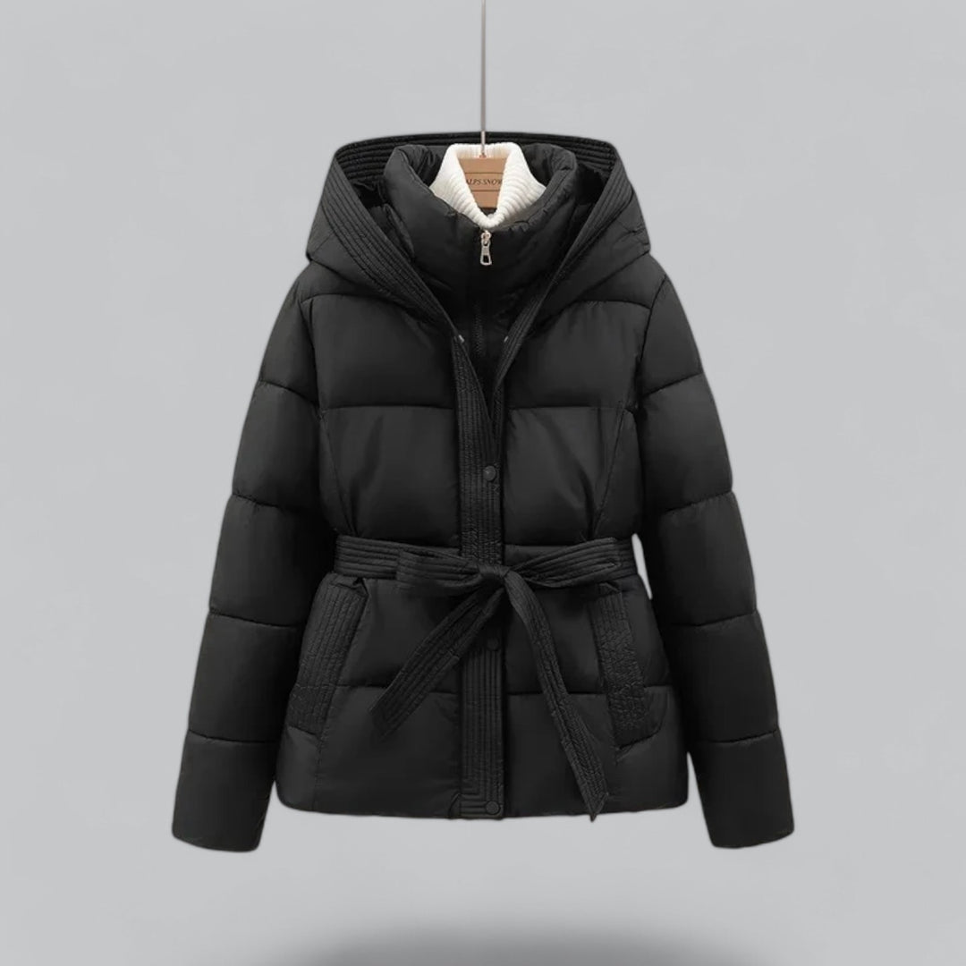 New Winter Jacket Parka Belted Coat