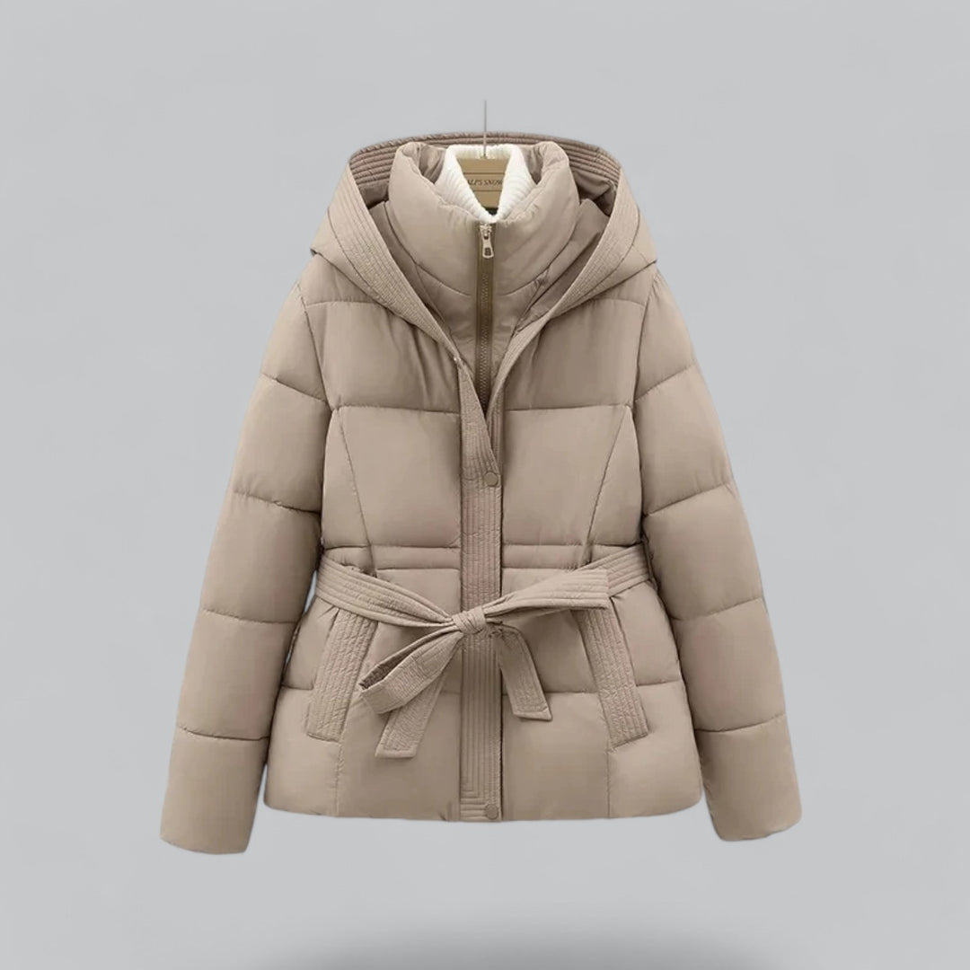 New Winter Jacket Parka Belted Coat