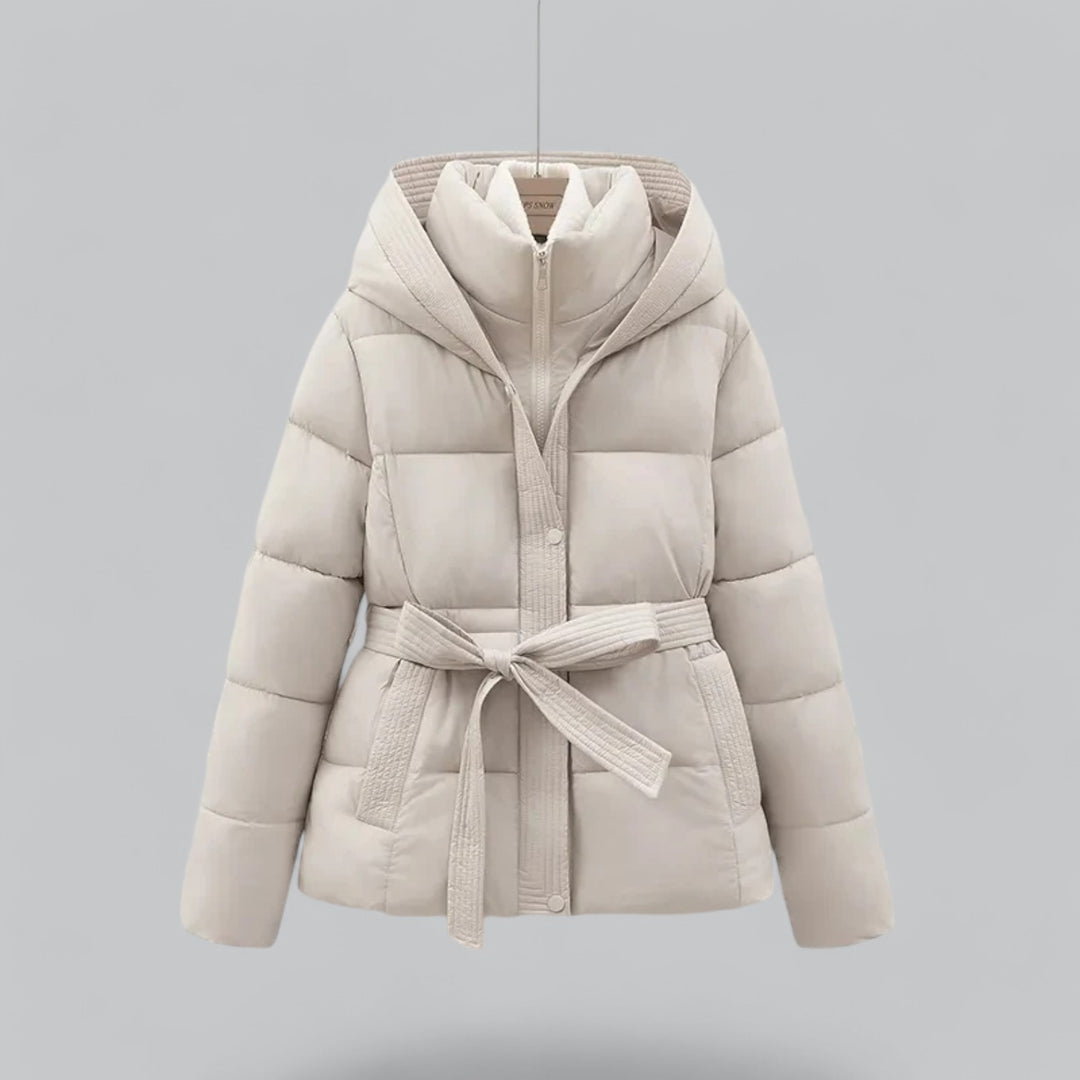 New Winter Jacket Parka Belted Coat