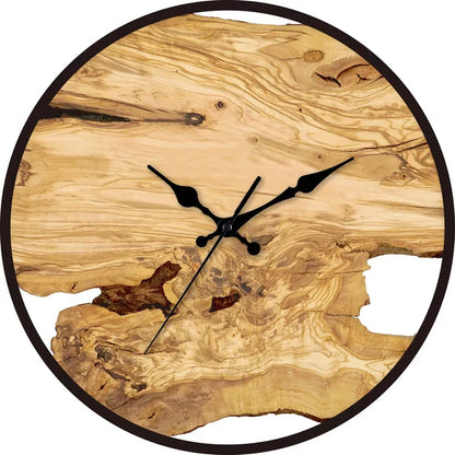 Rustic Wooden Style Wall Clock