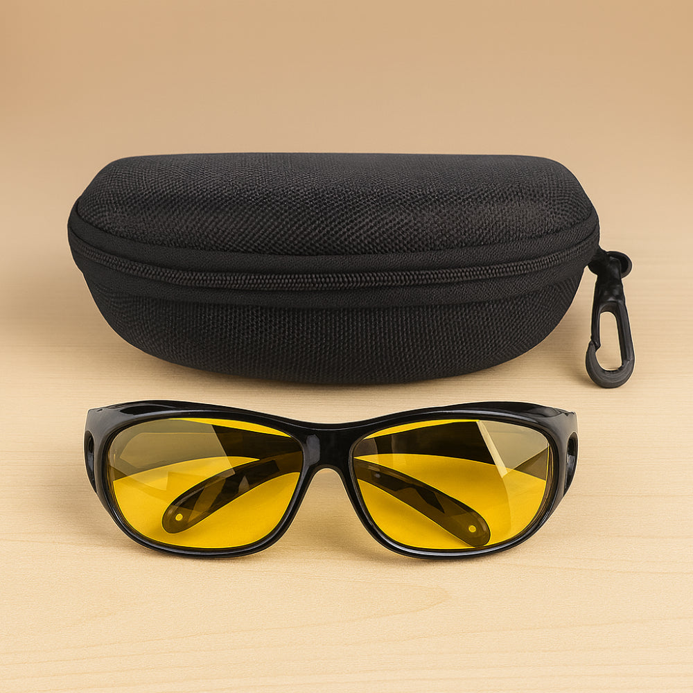 Anti Glare Night Vision Driving Glasses Yellow Lenses - VogeLuxe