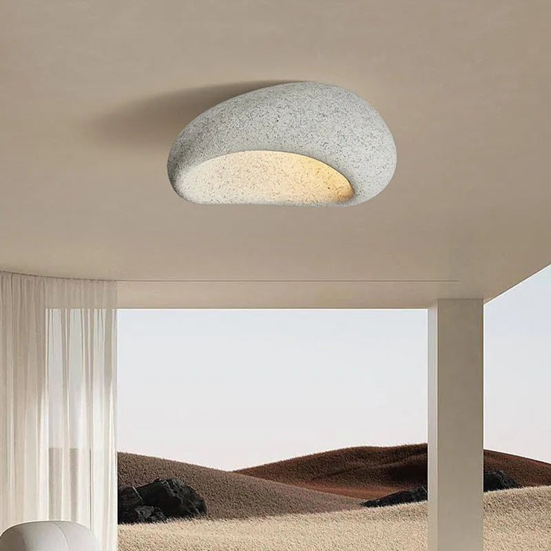 Simple Rustic Japanese Style Ceiling Lamp