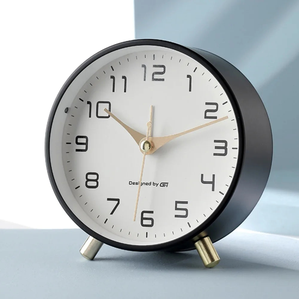 Quiet Minimalist Wooden Table Clock