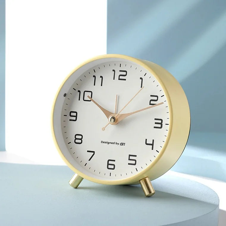 Quiet Minimalist Wooden Table Clock