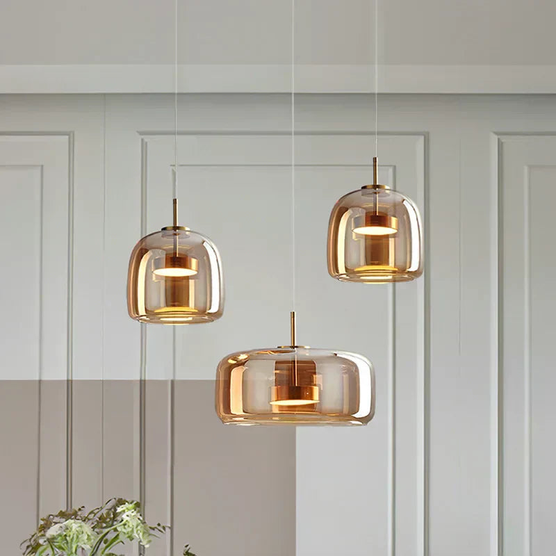 Clear Glass Pendant Light For Contemporary Homes - VogeLuxe