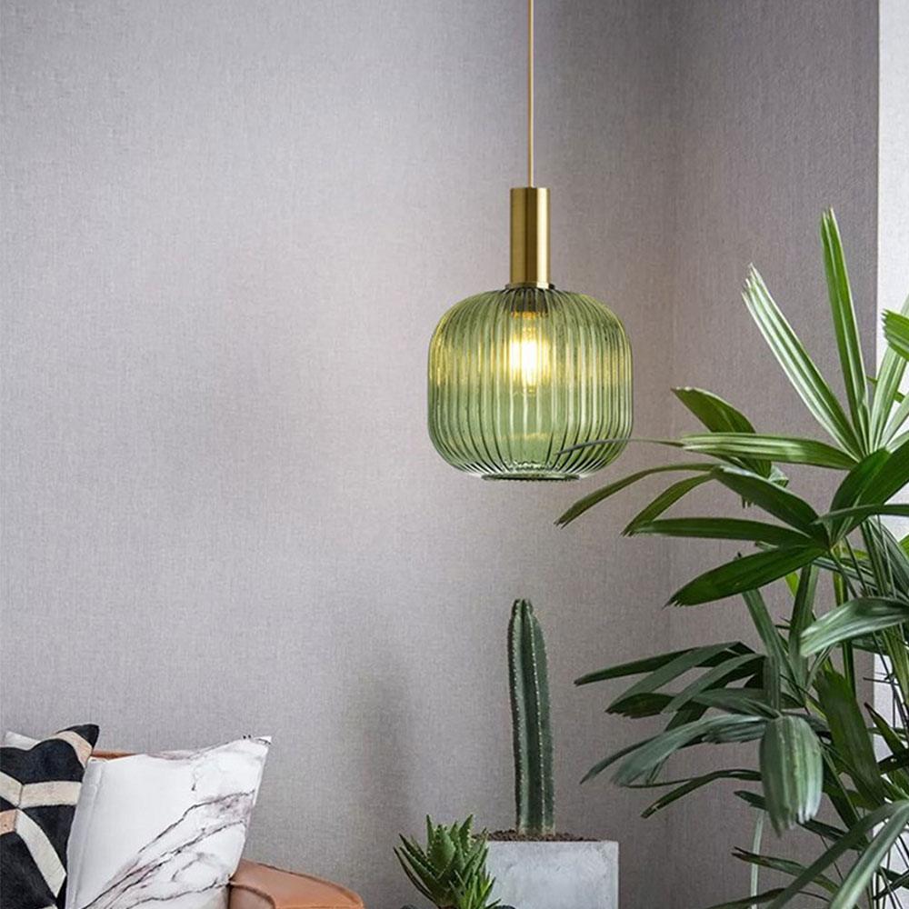 Elegant Glass Drop Pendant Light Fixture