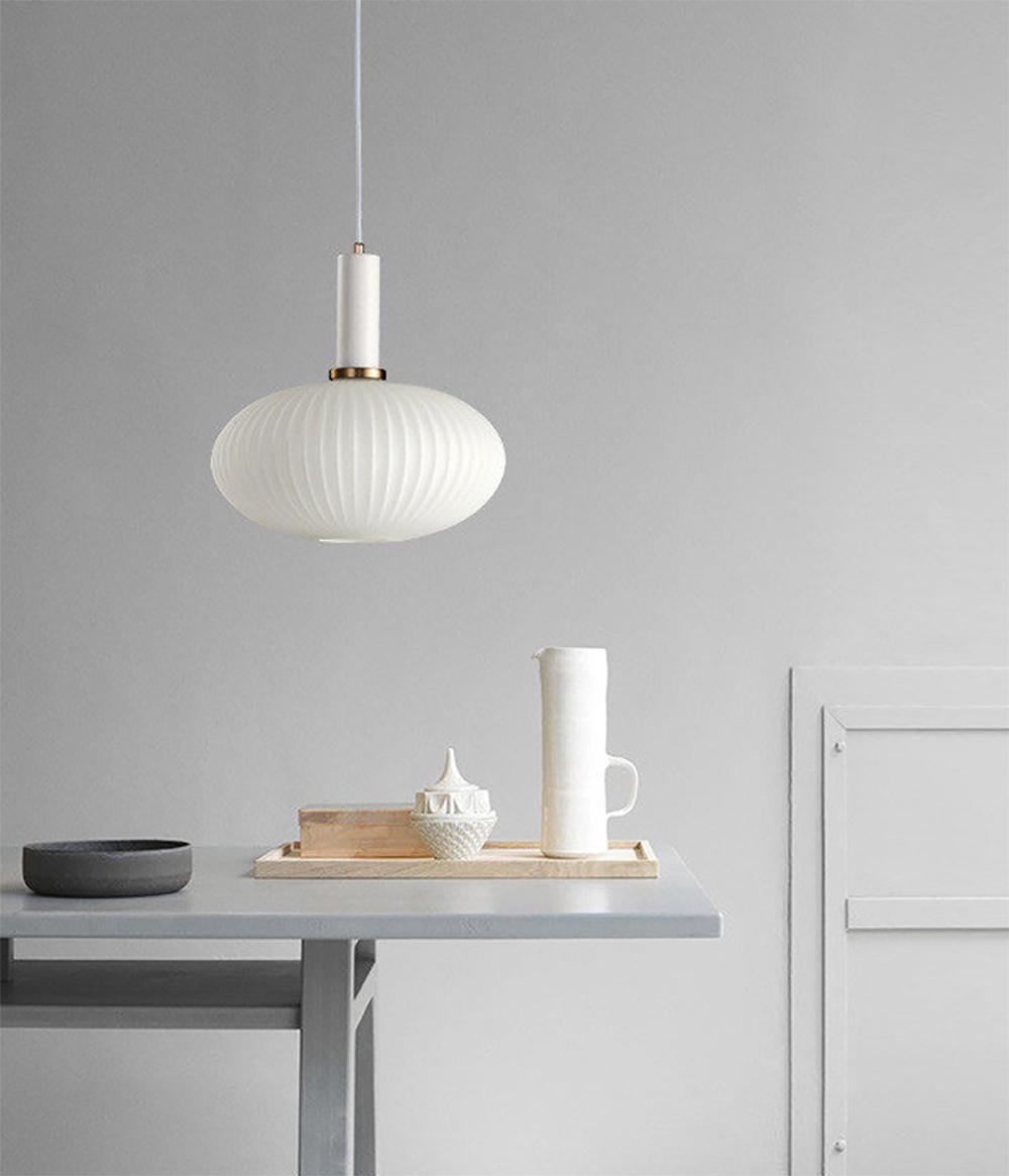 Elegant Glass Drop Pendant Light Fixture