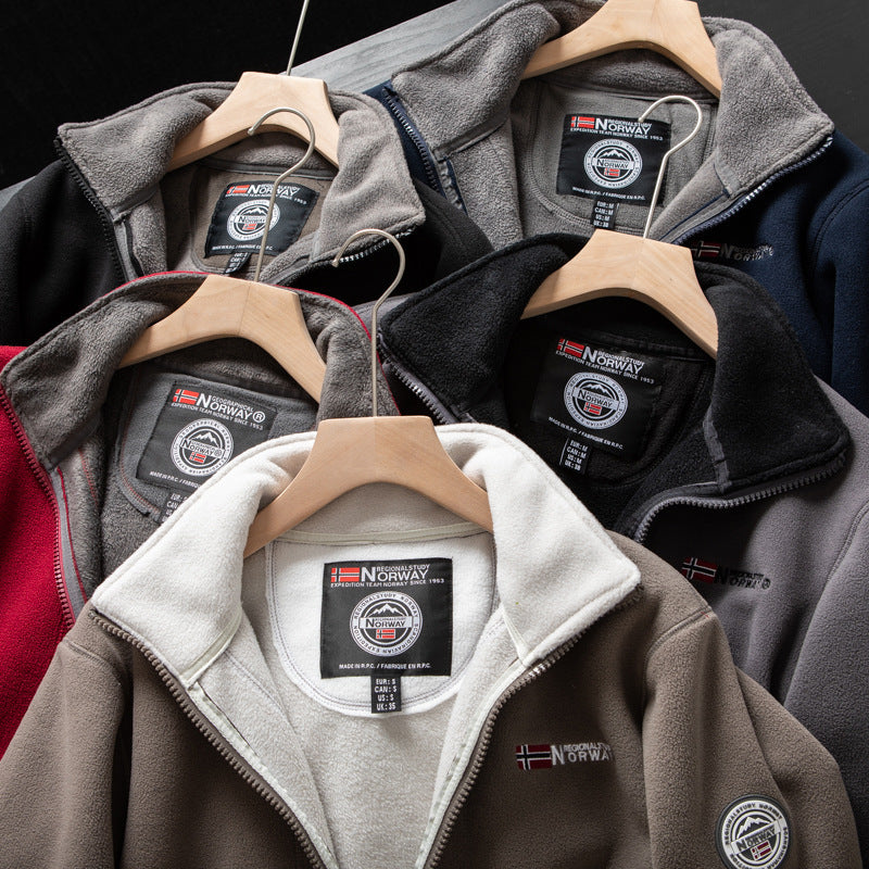 Norway - Winter Men Fleece Jacket 1