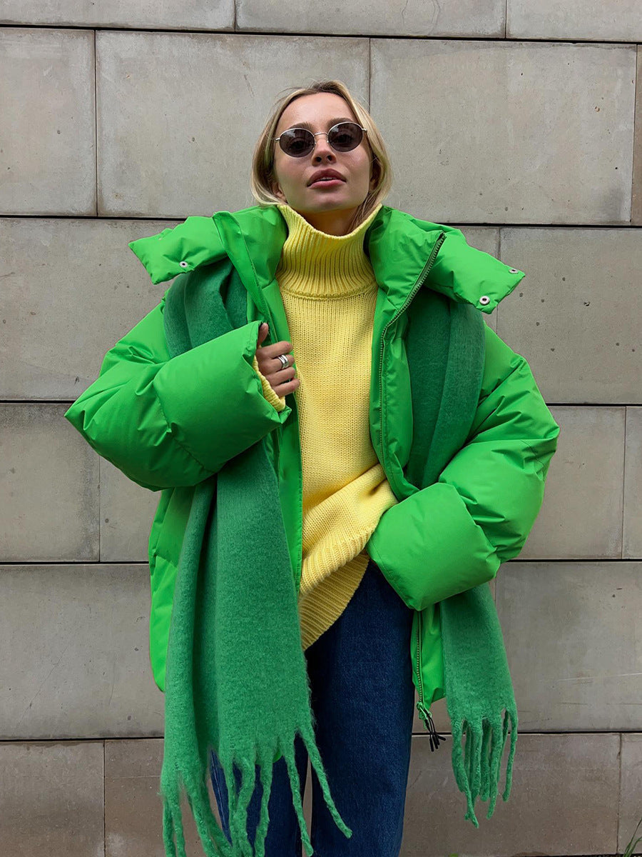 Donna Piumino Oversize Caldo Invernale Giacca Imbottita