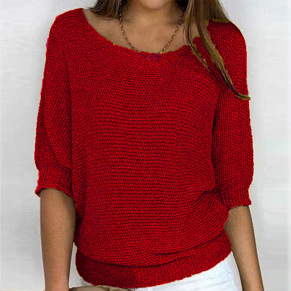 Cozy Fleece Pullover Sweater for Ladies