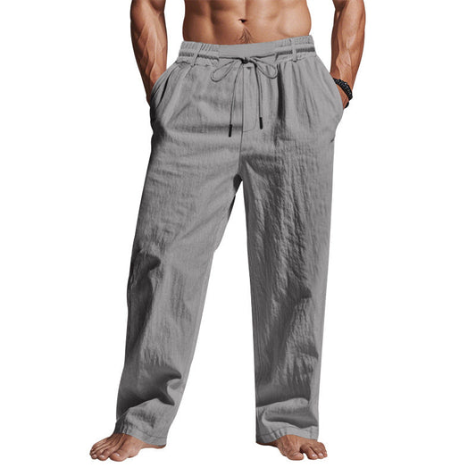 Comfortable Mens Casual Full Length Trousers - VogeLuxe