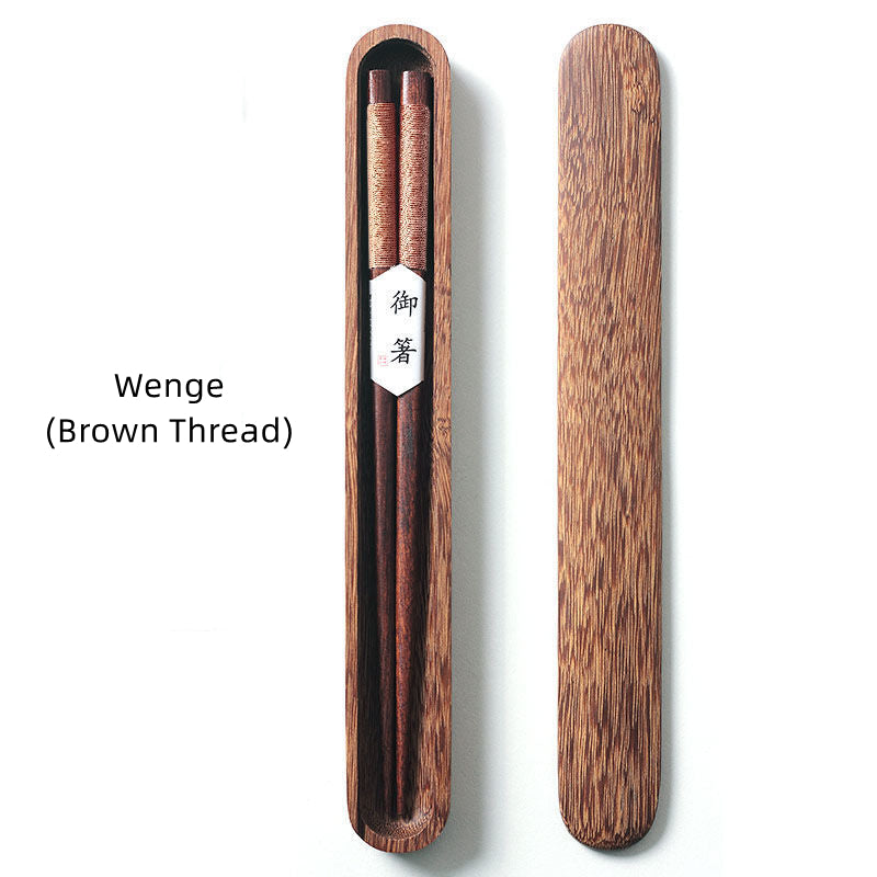 Asian Style Wooden Chopsticks Set in Gift Box