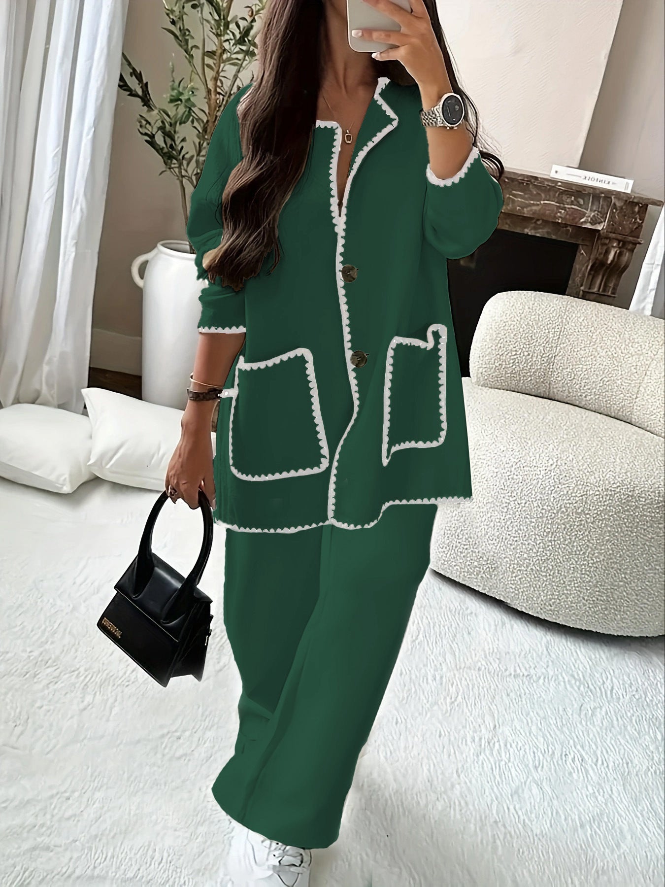 Casual Simple Jacket - Easy Spring Outerwear