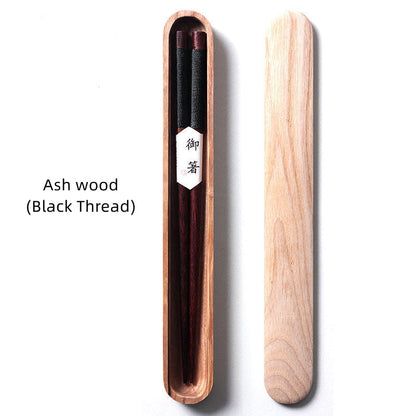 Asian Style Wooden Chopsticks Set in Gift Box